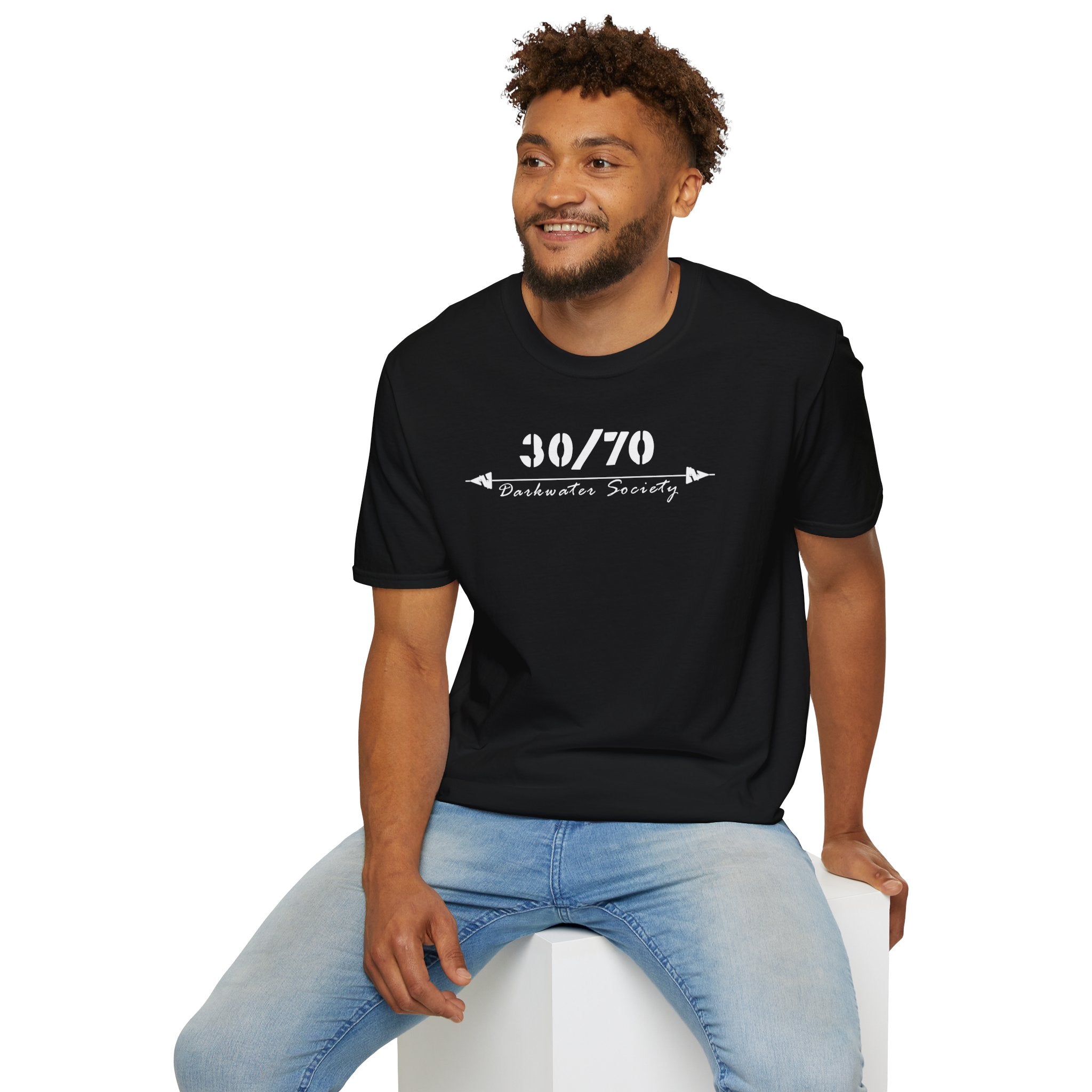 30/70 Darkwater Society T-Shirt — Minimal Nautical Club Tee