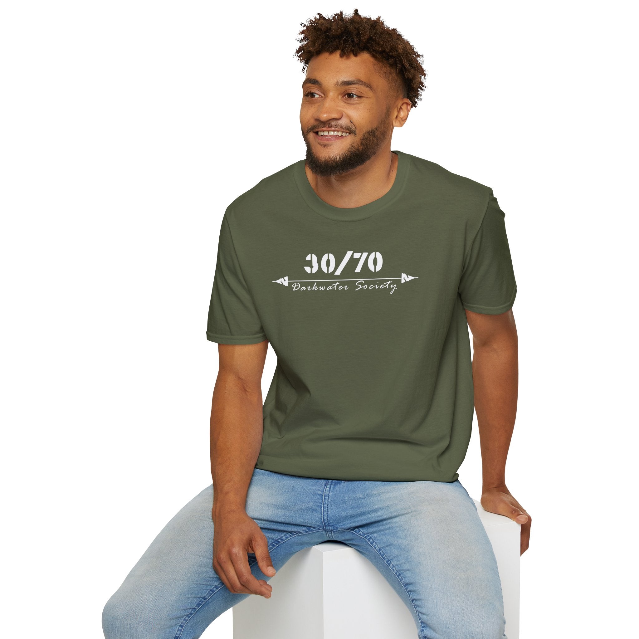 30/70 Darkwater Society T-Shirt — Minimal Nautical Club Tee