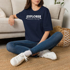 Explorer T-Shirt — "Darkwater Society" Adventure Graphic Tee