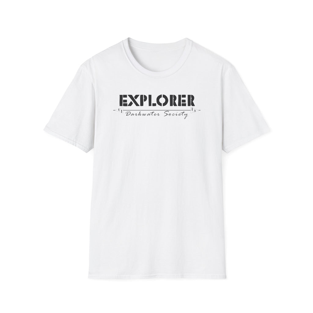 Explorer T-Shirt — "Darkwater Society" Adventure Graphic Tee
