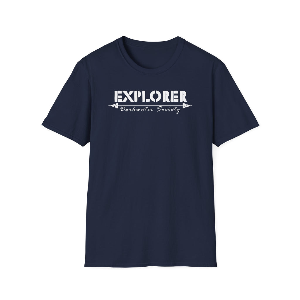 Explorer T-Shirt — "Darkwater Society" Adventure Graphic Tee