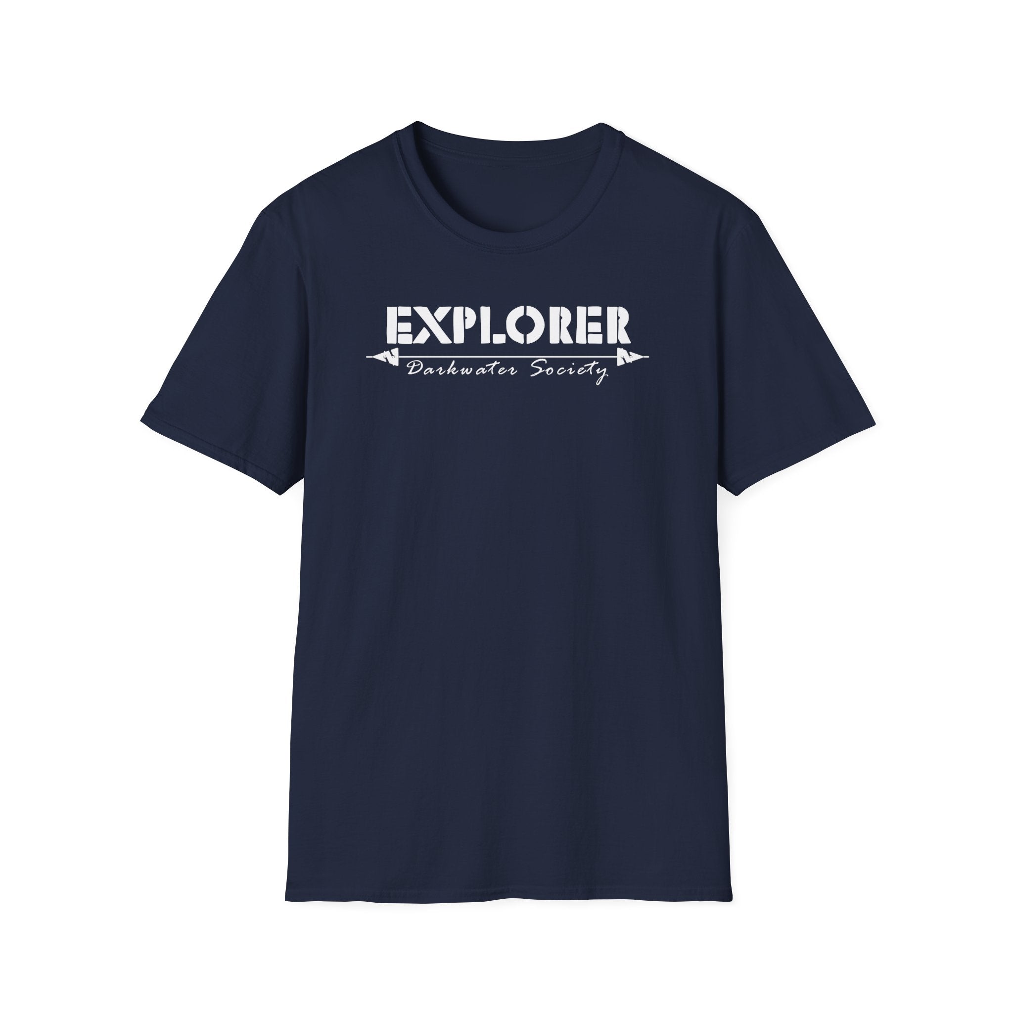 Explorer T-Shirt — "Darkwater Society" Adventure Graphic Tee