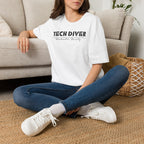 Tech Diver T‑Shirt — "I Darkwater Society" Scuba Diving Tee