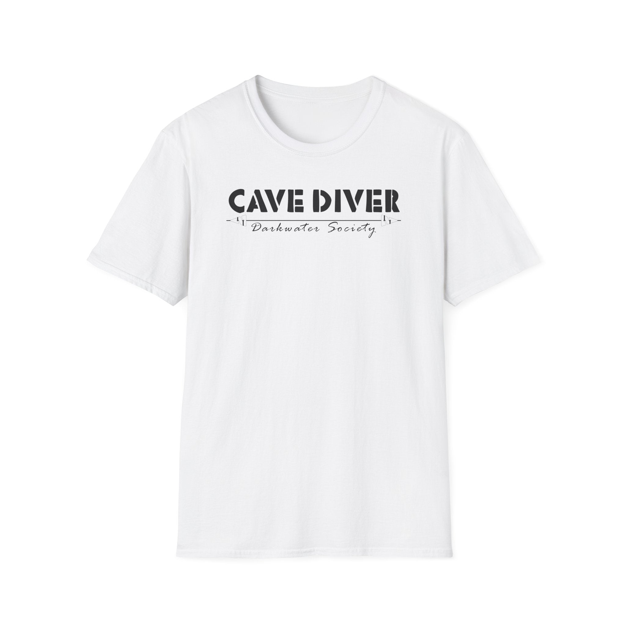 Cave Diver T-Shirt — 'A Darkwater Society' Graphic Tee