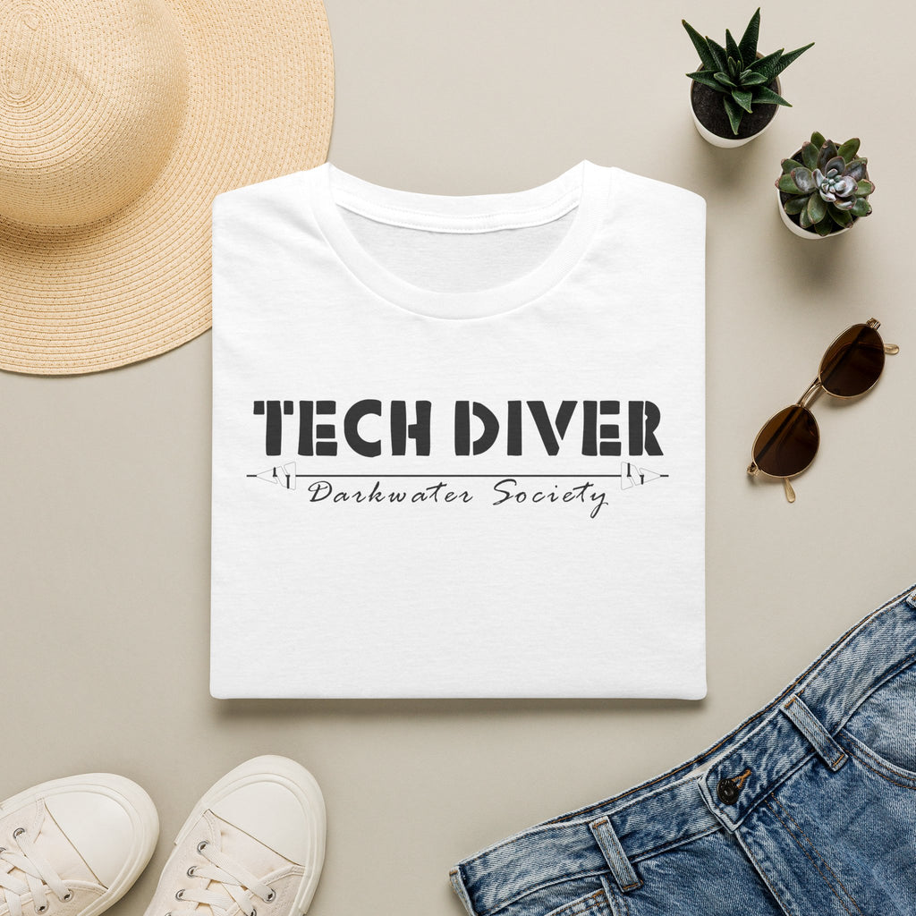 Tech Diver T‑Shirt — "I Darkwater Society" Scuba Diving Tee