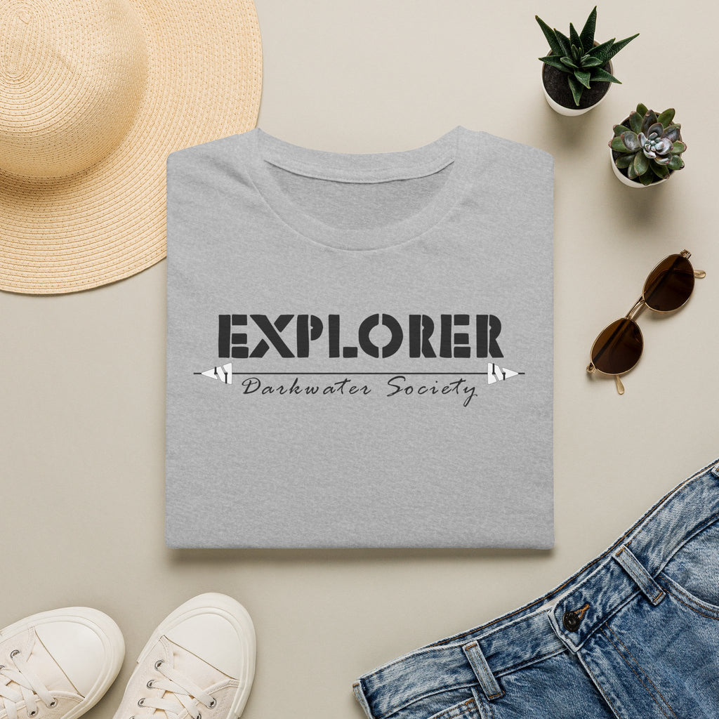 Explorer T-Shirt — "Darkwater Society" Adventure Graphic Tee