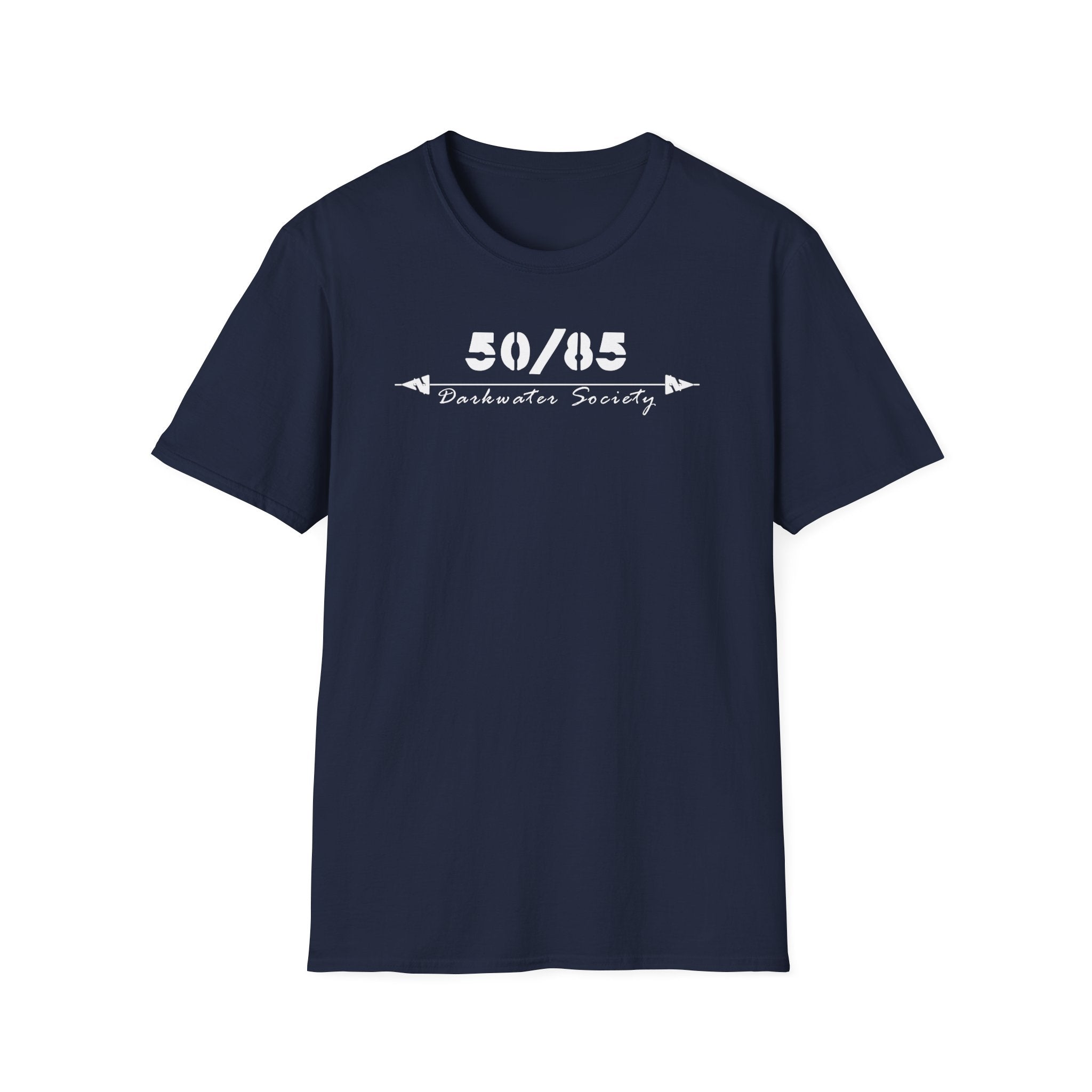 50/85 Darkwater Society T‑Shirt — Minimal Vintage Graphic Tee