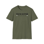 Tech Diver T‑Shirt — "I Darkwater Society" Scuba Diving Tee