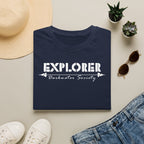 Explorer T-Shirt — "Darkwater Society" Adventure Graphic Tee